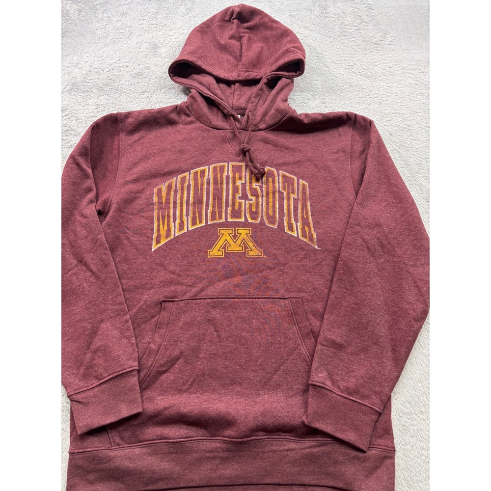 Rivalry Threads Minnesota Golden Gophers Hoodie Maroon Mens Medium NCAA Pullover